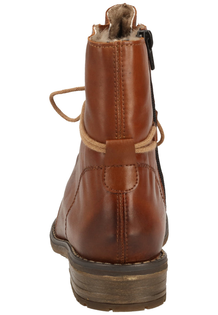 Remonte Stiefelette Lederimitat Braun Warmfutter