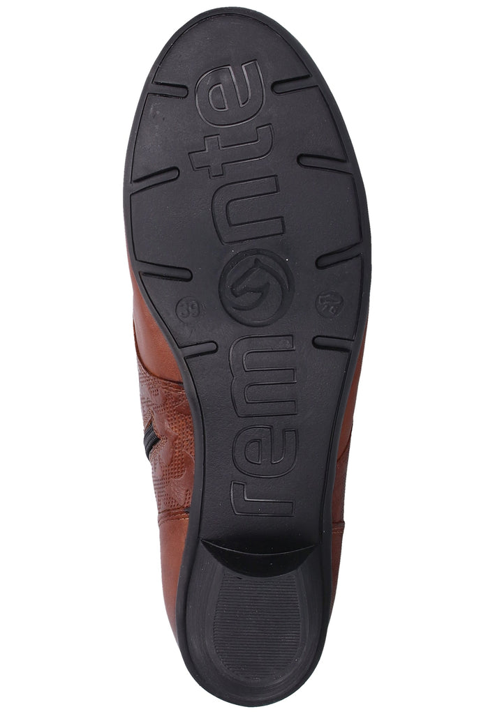 Remonte Stiefelette Lederimitat Braun Warmfutter
