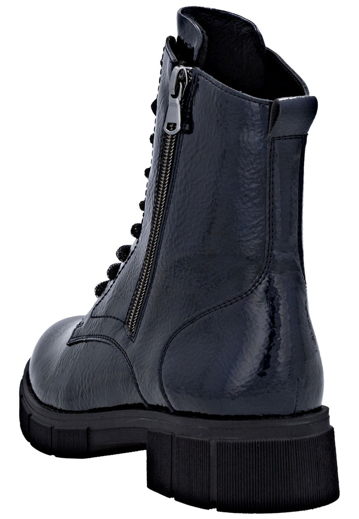 Remonte Stiefelette Lederimitat Nachtblau Warmfutter