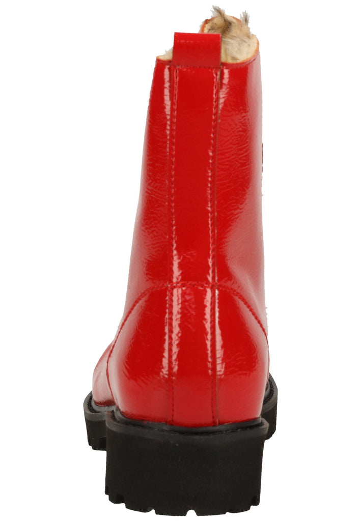 Remonte Stiefelette Lederimitat Rot Warmfutter