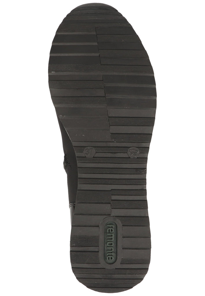 Remonte Stiefelette Lederimitat Schwarz