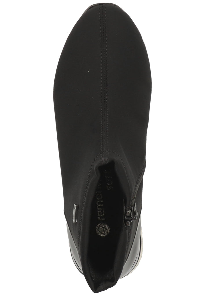 Remonte Stiefelette Lederimitat Schwarz