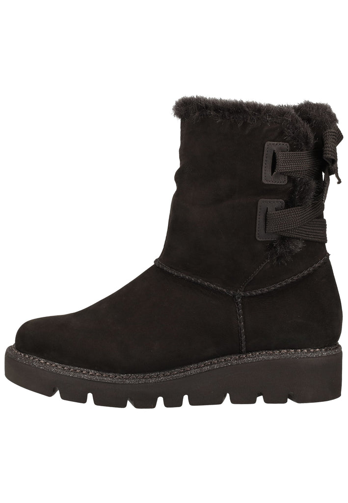 Remonte Stiefelette Lederimitat Schwarz Warmfutter