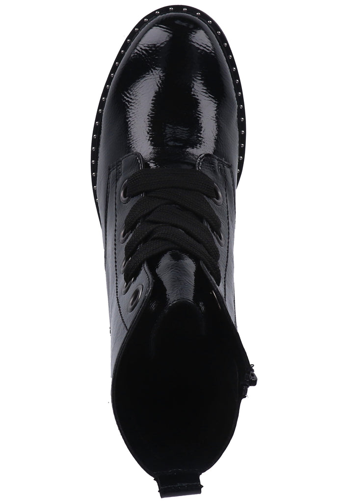 Remonte Stiefelette Lederimitat Schwarz Warmfutter