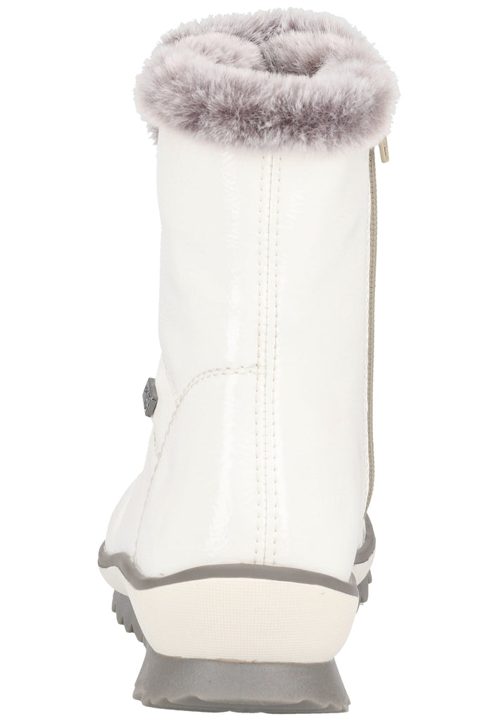 Remonte Stiefelette Lederimitat Weiß Warmfutter