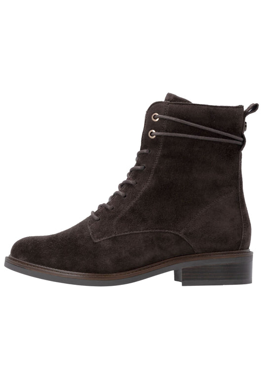 Remonte Stiefelette Veloursleder Dunkelbraun