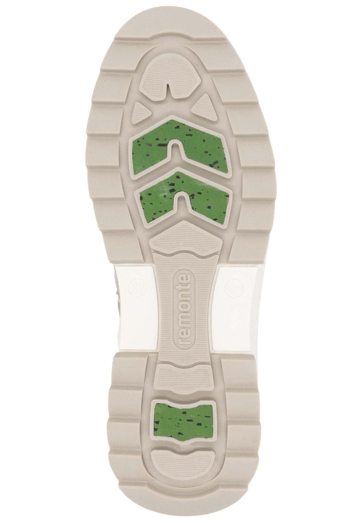 Remonte Stiefelette Veloursleder Hellgrau Warmfutter