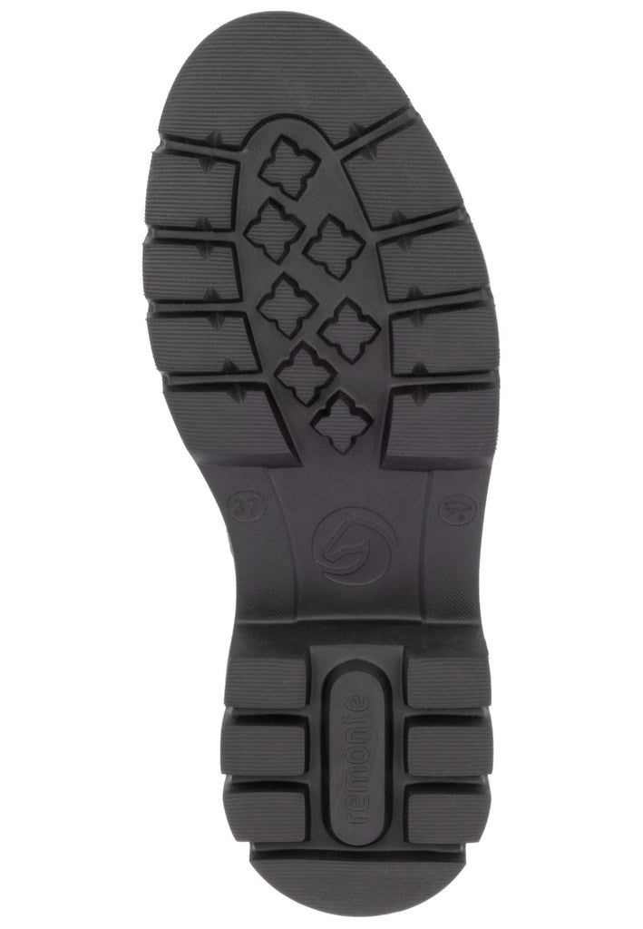 Remonte Stiefelette Veloursleder Leopard Warmfutter