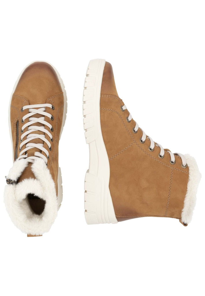 Remonte Stiefelette Veloursleder Reh Warmfutter