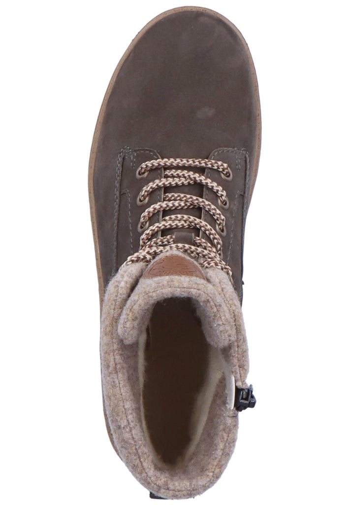 Remonte Stiefelette Veloursleder Smoke
