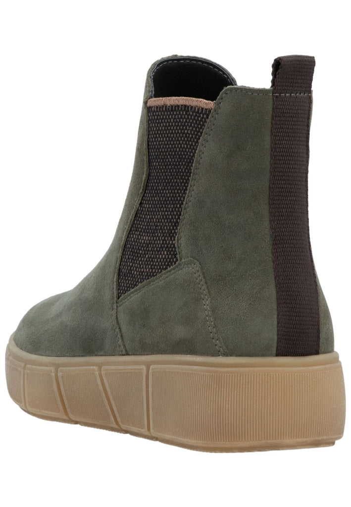 Remonte Stiefelette Veloursleder/Textil Grün/Schwarz