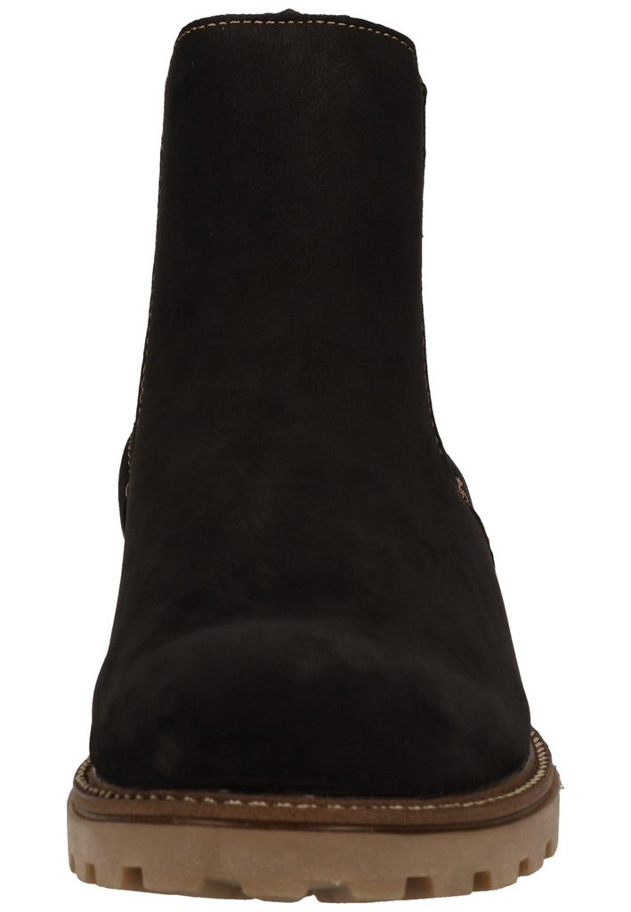 Remonte Stiefelette Veloursleder/Textil Schwarz Warmfutter