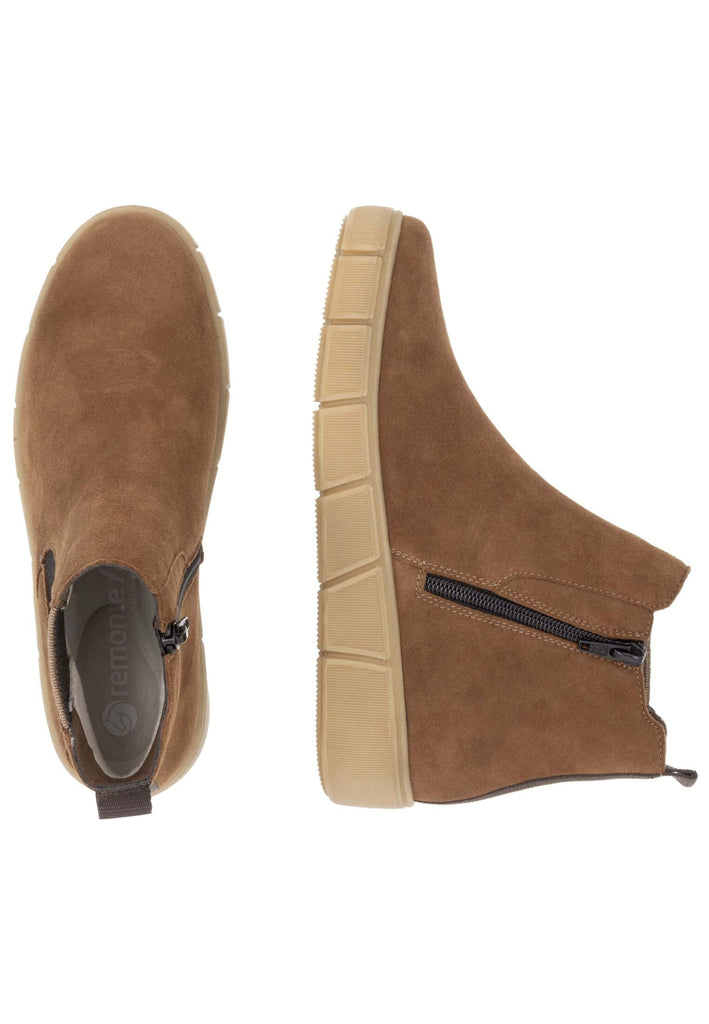 Remonte Stiefelette Veloursleder/Textil Wood