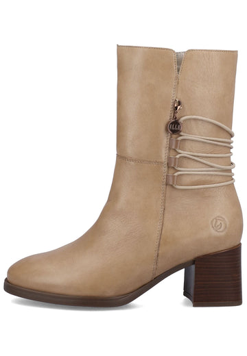 Stiefeletten Remonte Stiefelette Glattleder Braun