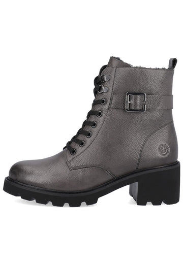 Stiefeletten Remonte Stiefelette Glattleder Fumo
