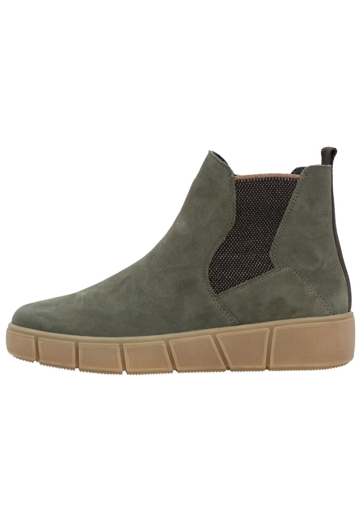 Stiefeletten Remonte Stiefelette Veloursleder/Textil Grün/Schwarz