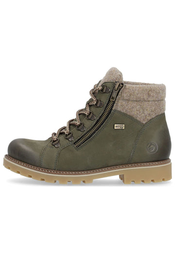 Stiefeletten Remonte Stiefelette Veloursleder Wood