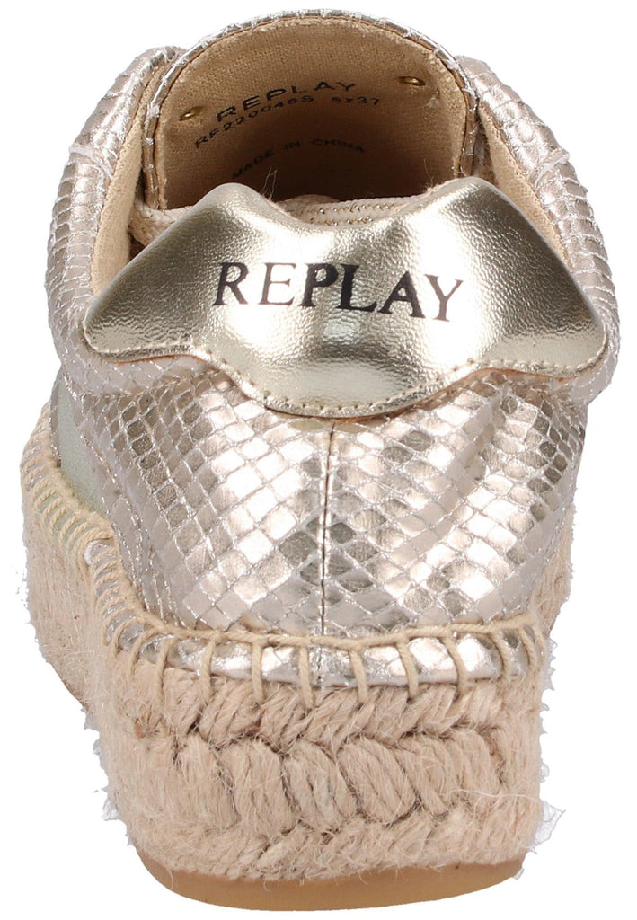 Replay Halbschuhe Lederimitat Gold