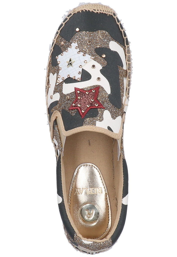 Replay Halbschuhe Textil Oliv