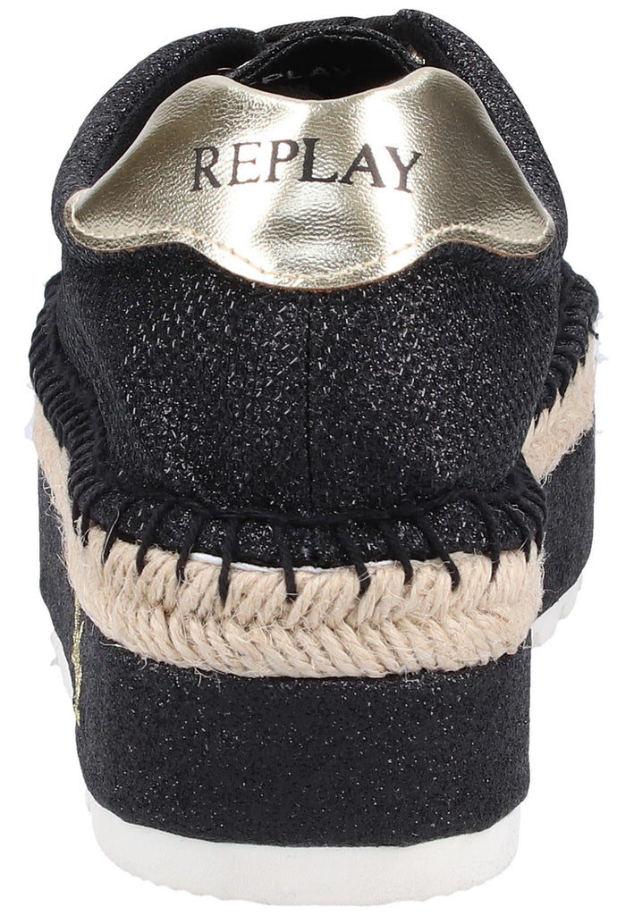 Replay Halbschuhe Textil Schwarz