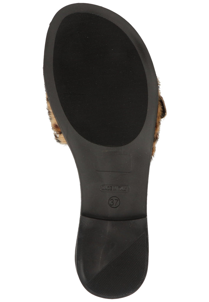 Replay Pantoletten Leder Leopard