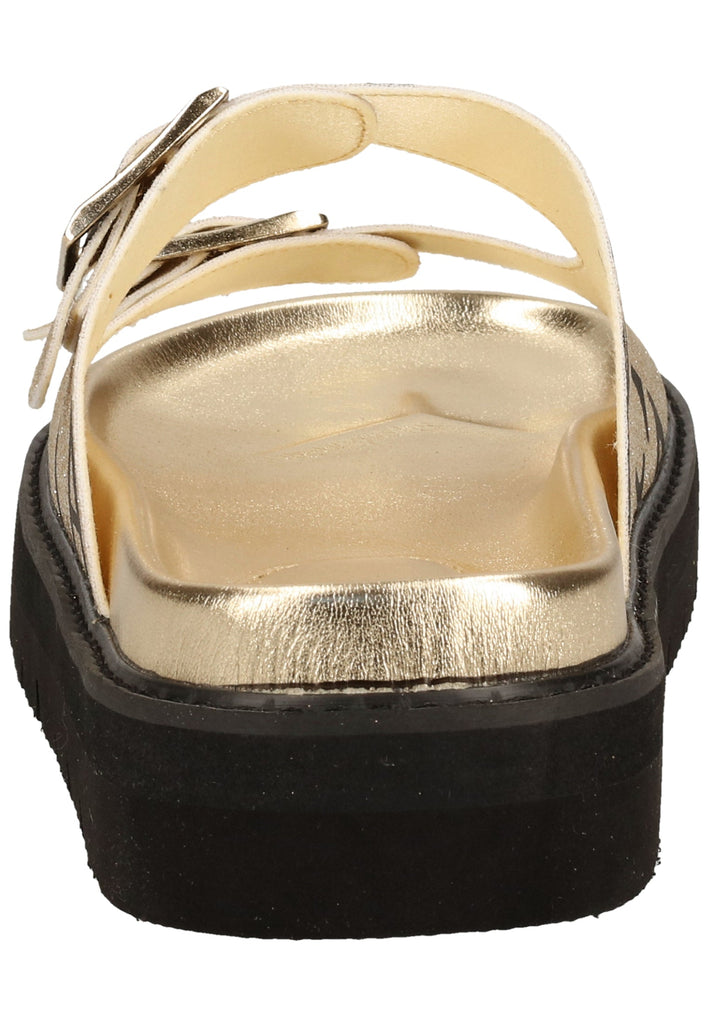 Replay Pantoletten Lederimitat Platin