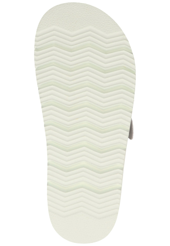 Replay Pantoletten Lederimitat Silber