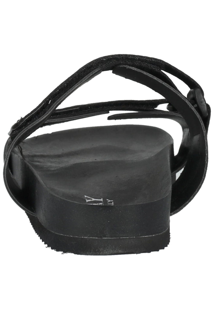 Replay Pantoletten Lederimitat/Textil Schwarz