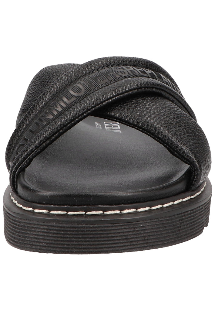 Replay Pantoletten Lederimitat/Textil Schwarz