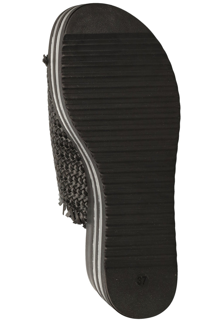 Replay Pantoletten Lederimitat/Textil Schwarz