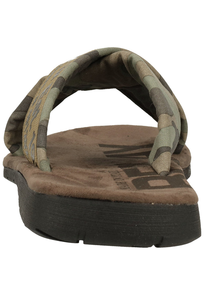 Replay Pantoletten Textil Grün