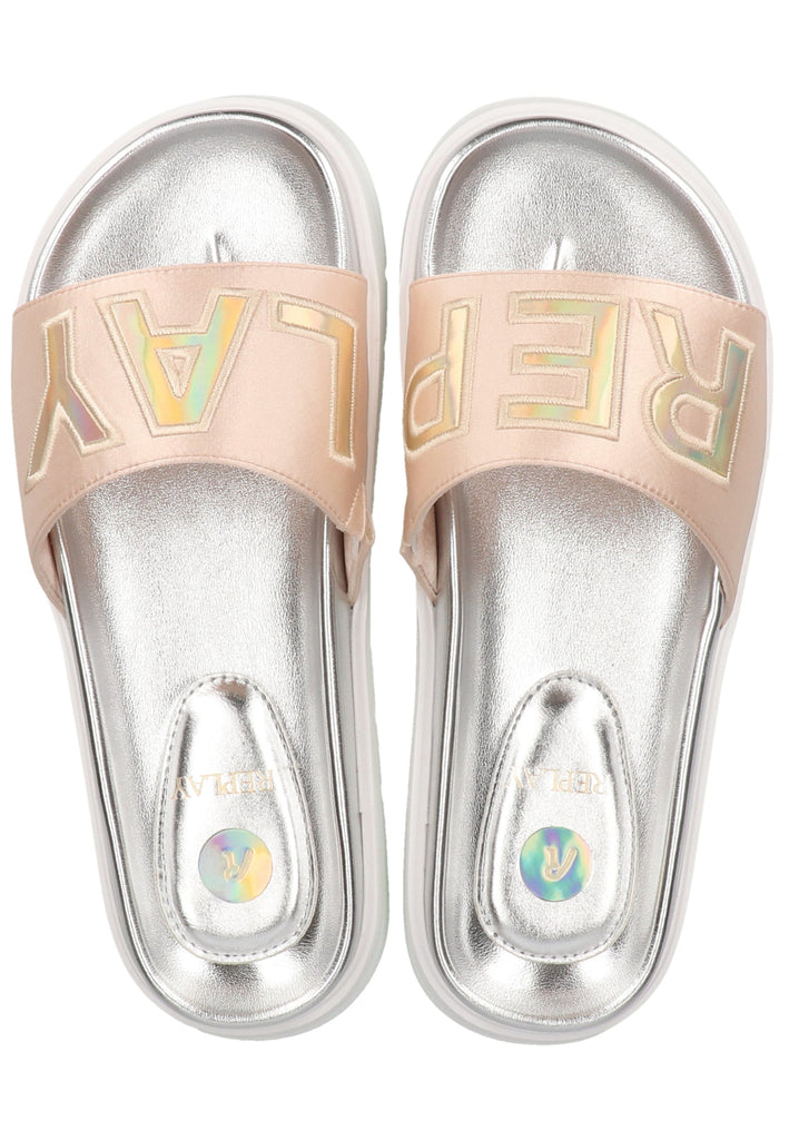 Replay Pantoletten Textil Rosa