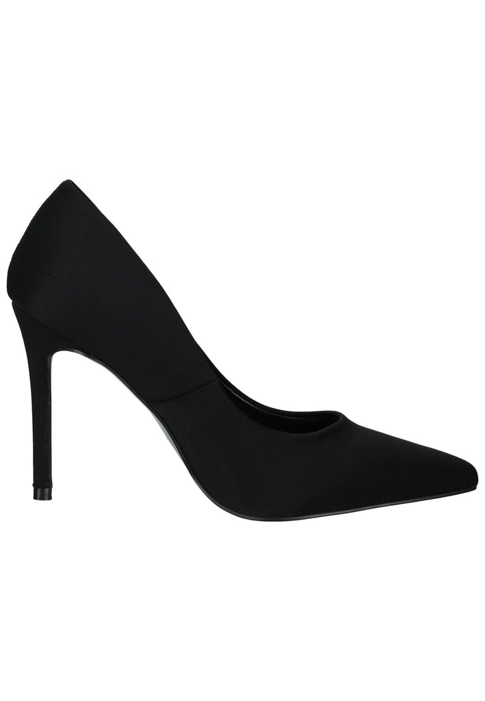 Replay Pumps Lederimitat Schwarz