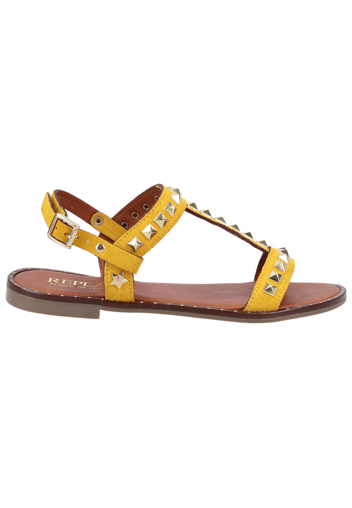 Replay Sandalen Leder Gelb