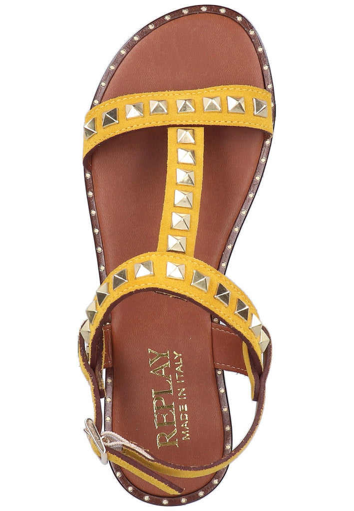 Replay Sandalen Leder Gelb