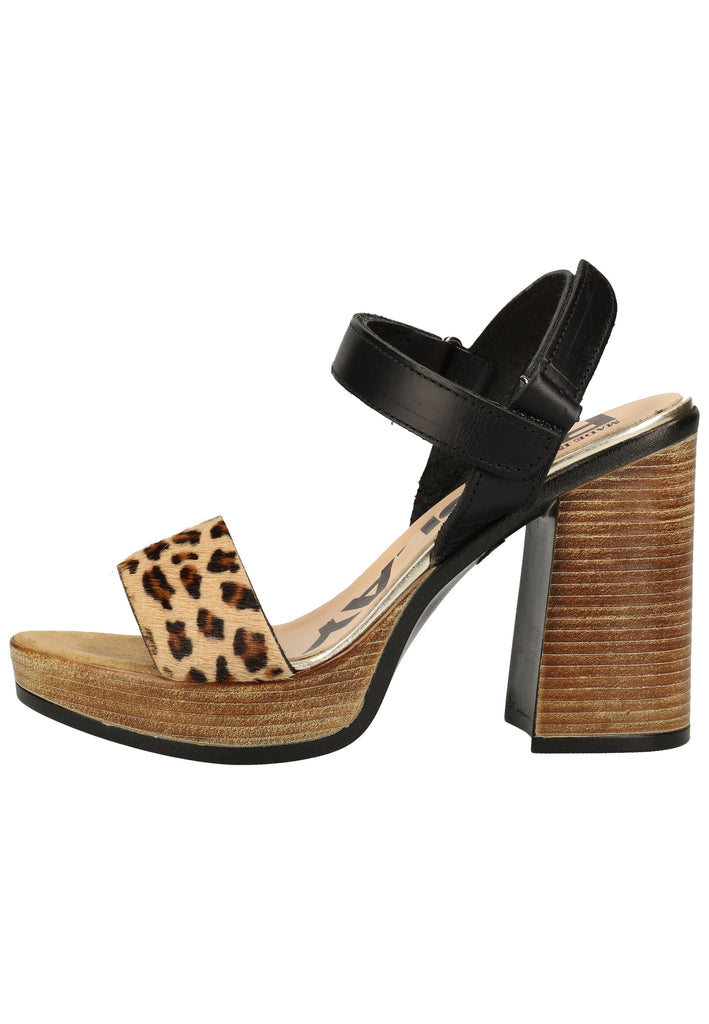 Replay Sandalen Leder/Textil Leopard