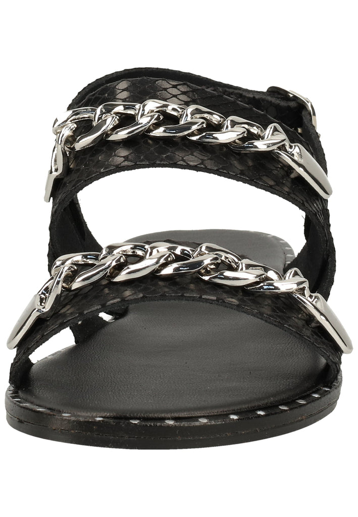 Replay Sandalen Lederimitat Schwarz