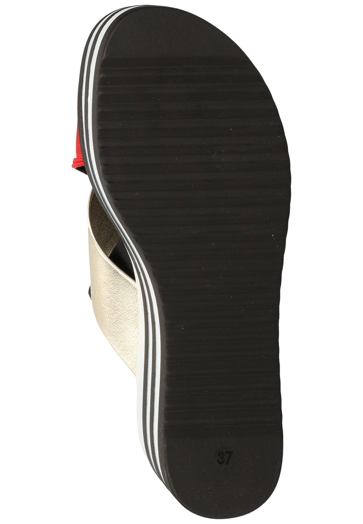 Replay Sandalen Lederimitat/Textil Gold/Rot