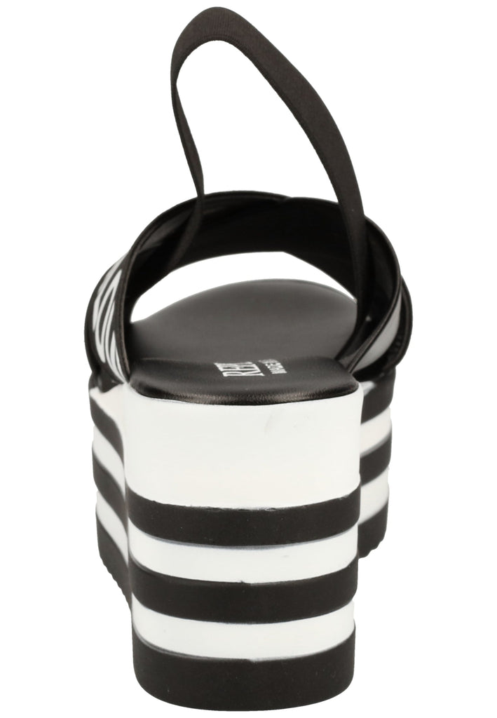 Replay Sandalen Lederimitat/Textil Schwarz