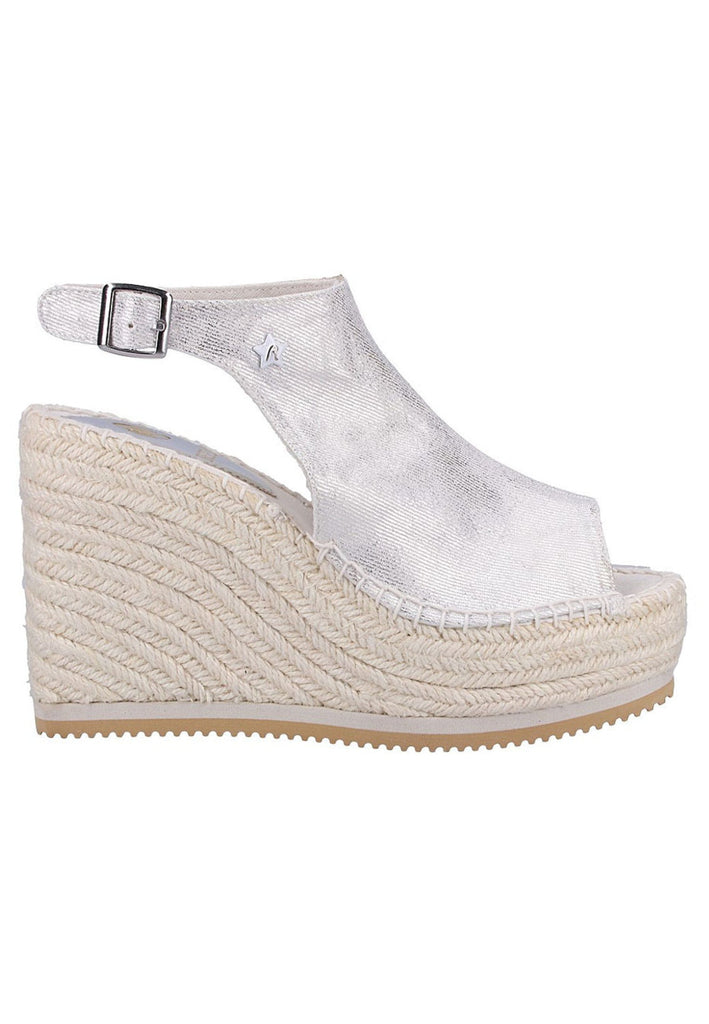 Replay Sandalen Textil Silber