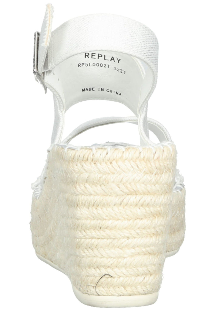 Replay Sandalen Textil Weiß