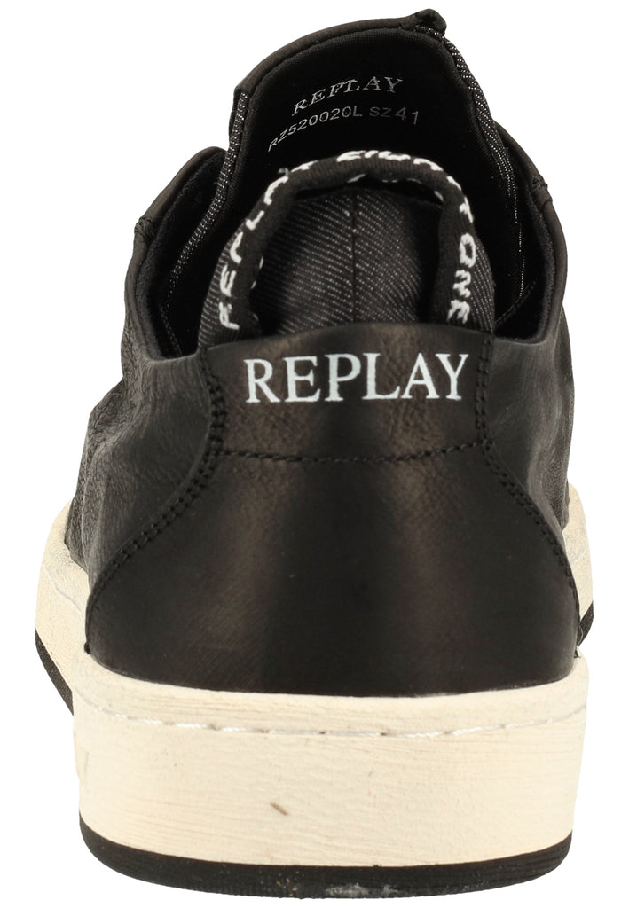 Replay Sneaker Leder Schwarz