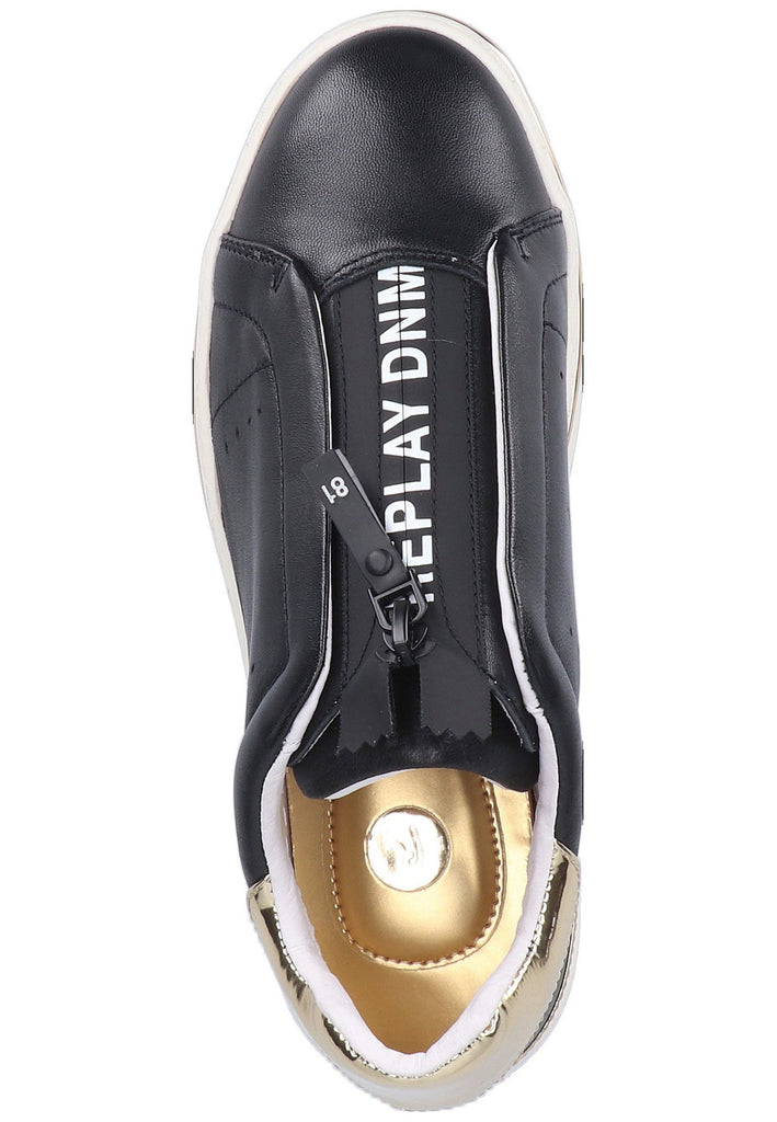 Replay Sneaker Leder Schwarz