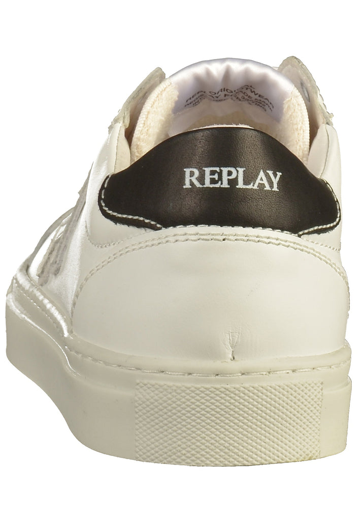Replay Sneaker Leder Schwarz/Weiß