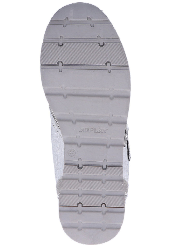Replay Sneaker Leder Silber