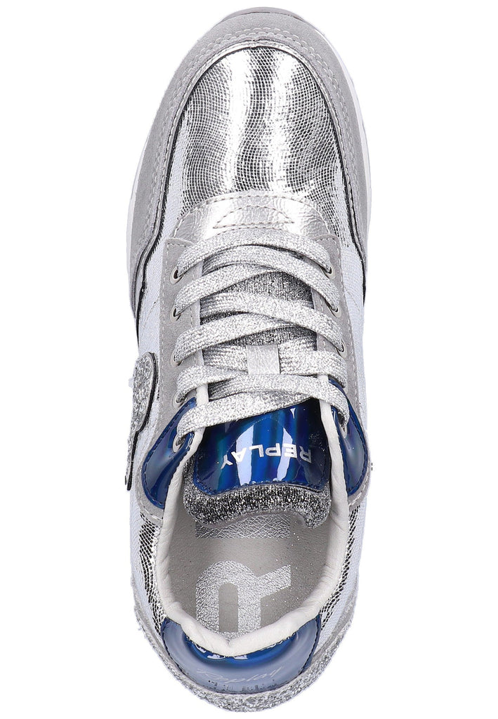 Replay Sneaker Leder Silber