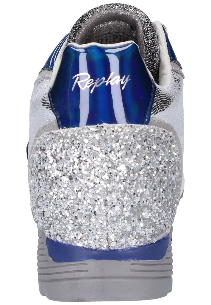 Replay Sneaker Leder Silber