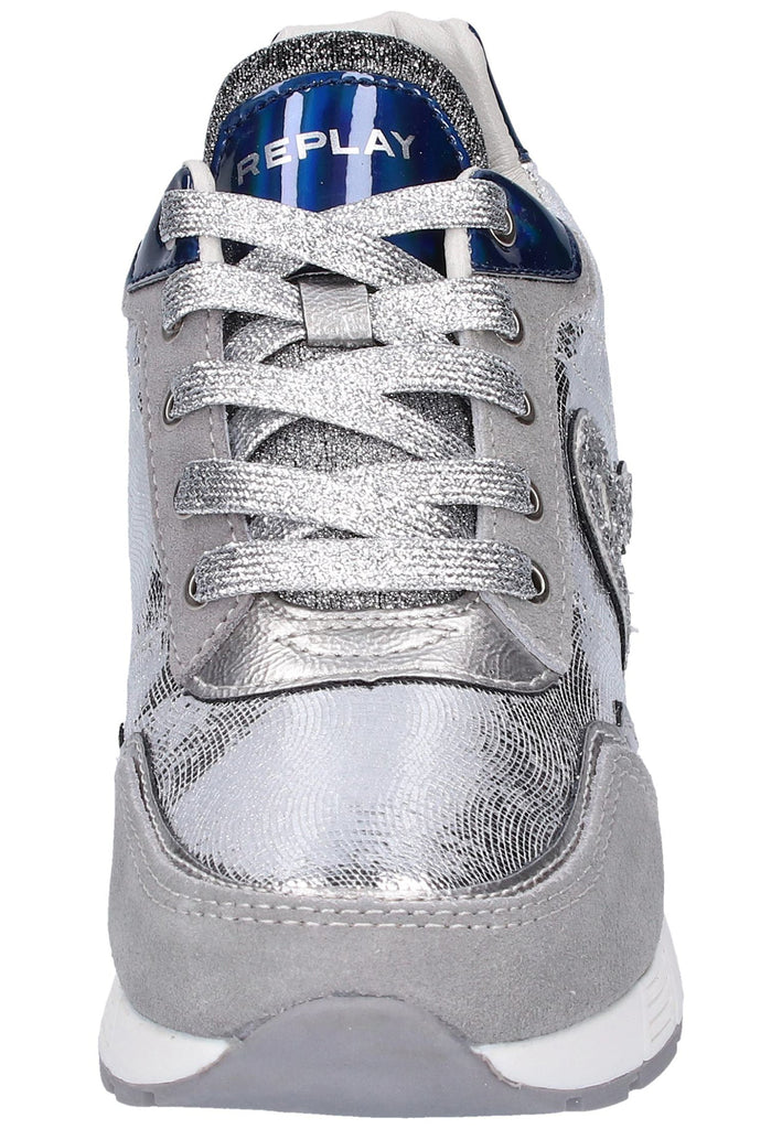 Replay Sneaker Leder Silber