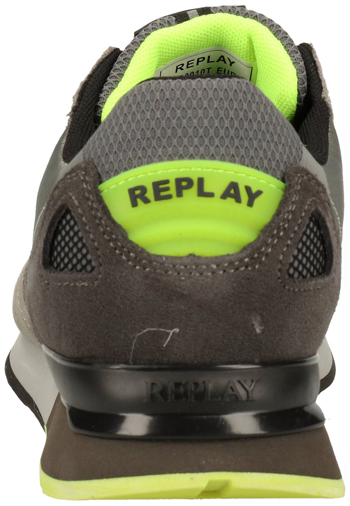 Replay Sneaker Leder/Textil Hellgrau