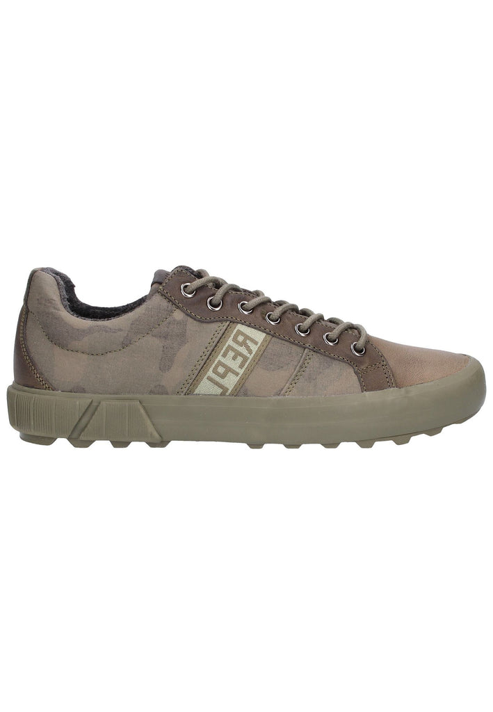 Replay Sneaker Leder/Textil Oliv